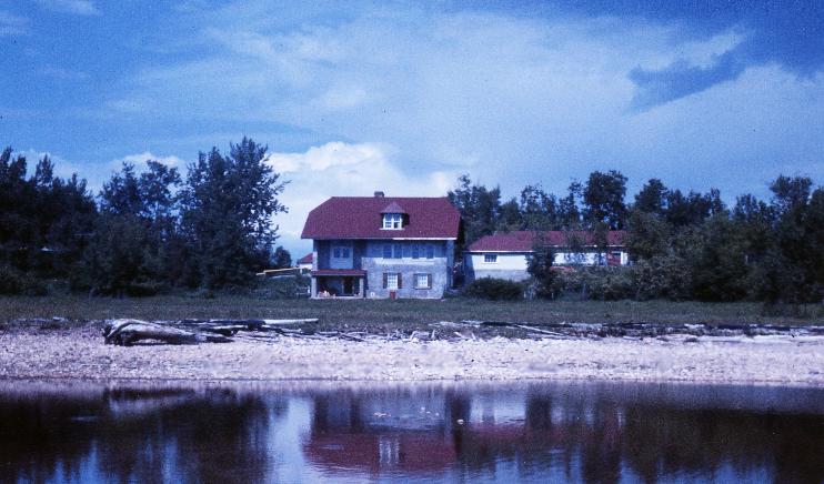 Lakeside view of the Homestead